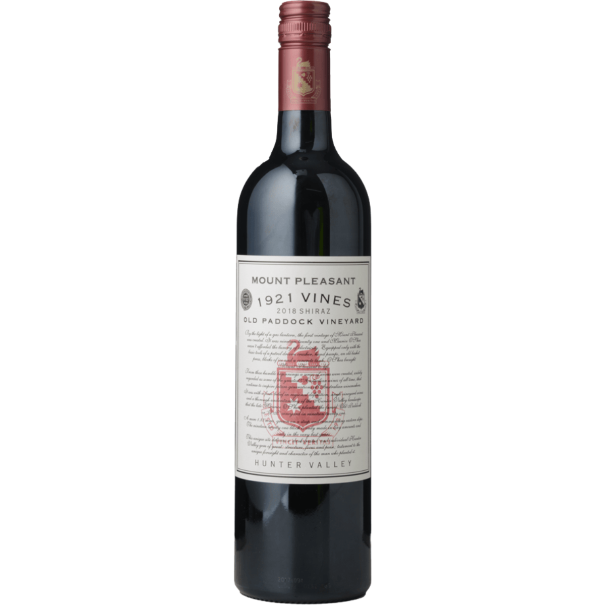 2018 Old Paddock Shiraz '1921 Vines', Mount Pleasant Your Store