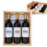 3 Bottle Wooden Gift Box of 2019 Condado de Haza Reserva Wine Republic - Enoteca and Wine Merchant