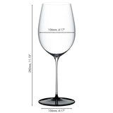 Riedel Fatto A Mano Black Tie Bordeaux Grand Cru
