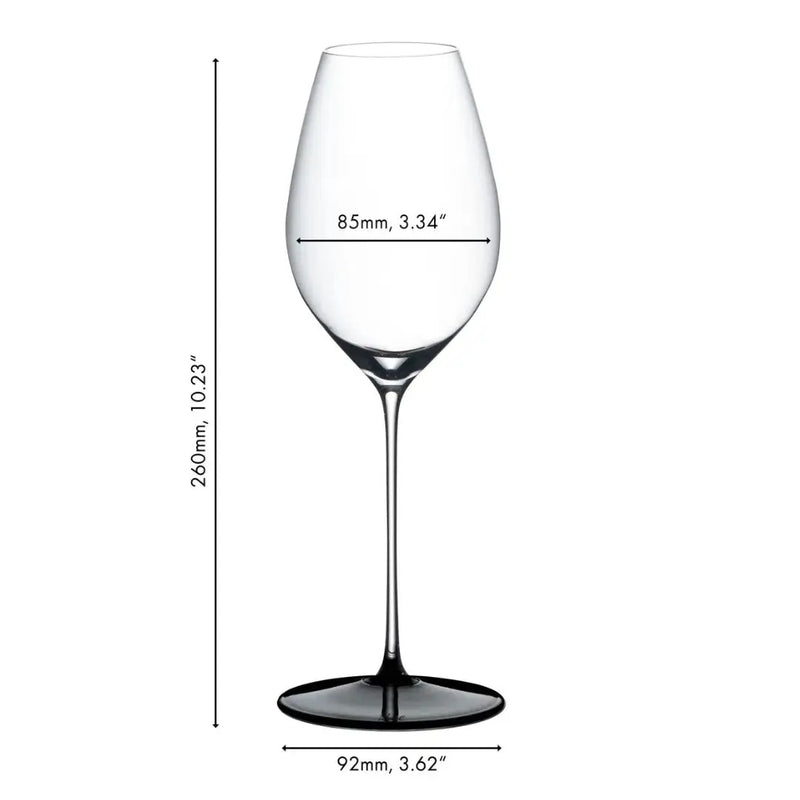 Riedel Fatto A Mano Black Tie Champagne / Sauvignon Blanc Your Store