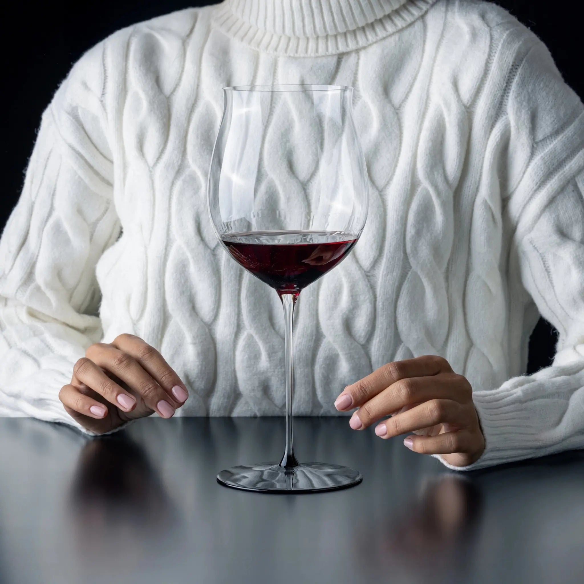 Riedel Fatto A Mano Black Tie Burgundy Grand Cru Your Store