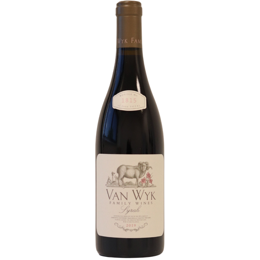 2019 Syrah, Van Wyk Family Wines Your Store